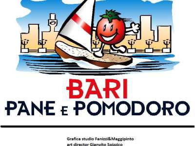 Fui Gianvito Spizzico, come art director della Multiservizi, a pensare a una fetta di pane di Altamura sulla quale un pomodorino faceva surf con lo skyline del lungomare sullo sfondo. L�idea fu concretizzata dallo studio Fanizzi&Maggipinto che diede vita anche a un merchandising